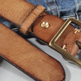 Vintage Cowhide Belt