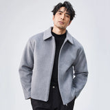 Fairfax Double-Zip Wool Coat