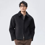 Fairfax Double-Zip Wool Coat