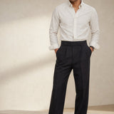 Italian Naples Pants — Black, studio product shot