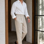 Italian Naples Pants — Khaki, studio product shot