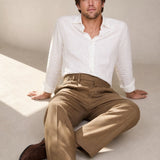 Italian Naples Pants — Brown, studio product shot