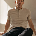 Austin Collared Slim-Fit Tee — Apricot, banana_republic product shot