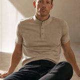 Austin Collared Slim-Fit Tee — Apricot, banana_republic product shot