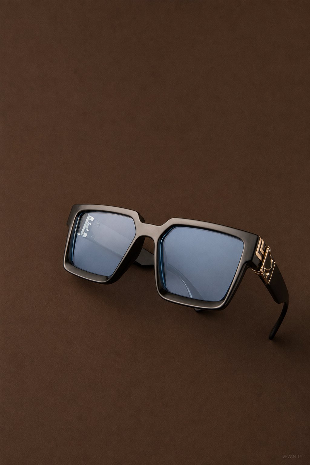 Azzurro Vision Sunglasses — Gray, br_espresso product shot