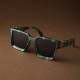 Azzurro Vision Sunglasses — Green, br_espresso product shot