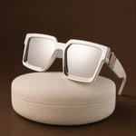 Azzurro Vision Sunglasses — White, br_espresso product shot