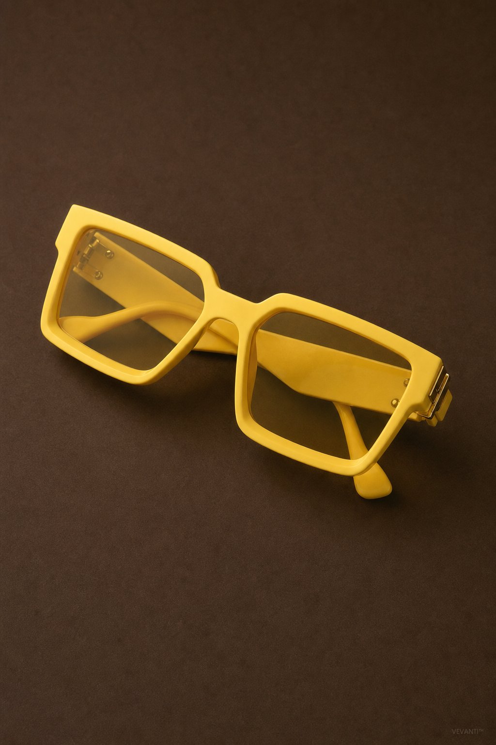 Azzurro Vision Sunglasses — Yellow, br_espresso product shot