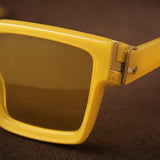 Azzurro Vision Sunglasses — Yellow, br_espresso product shot