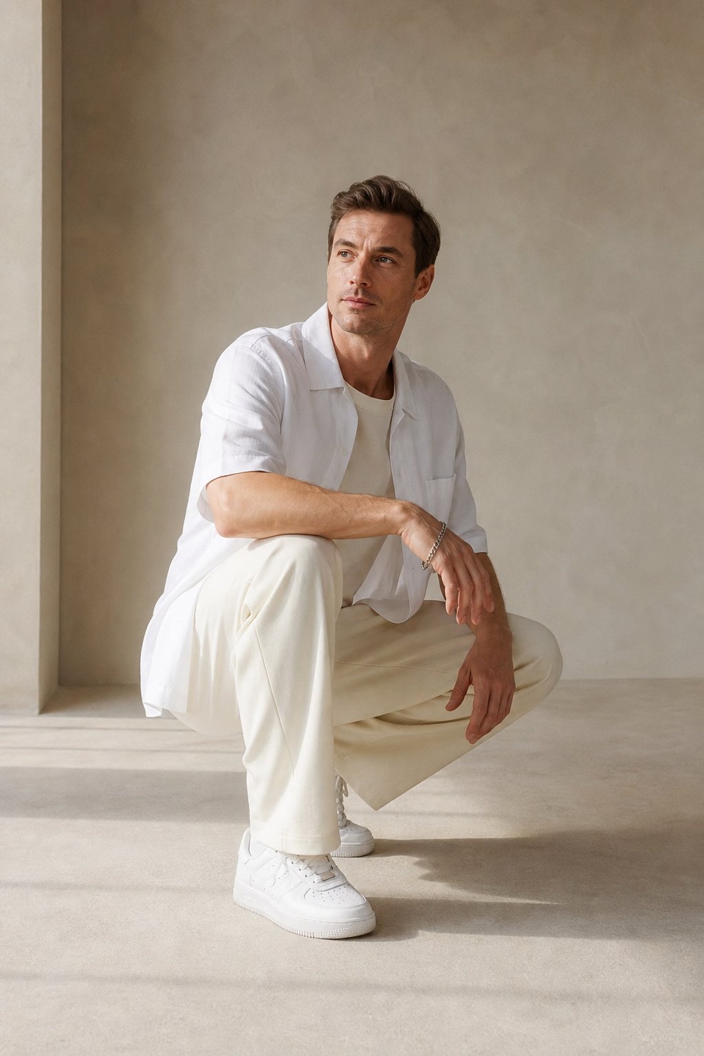 Classic Casual's — White, banana_republic product shot