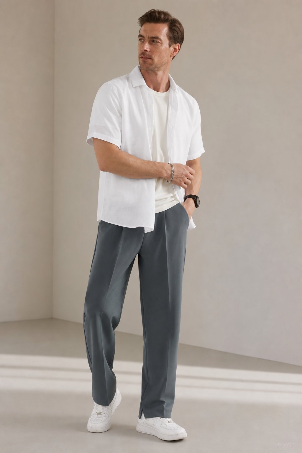 Classic Casual's — Dark Grey, banana_republic product shot