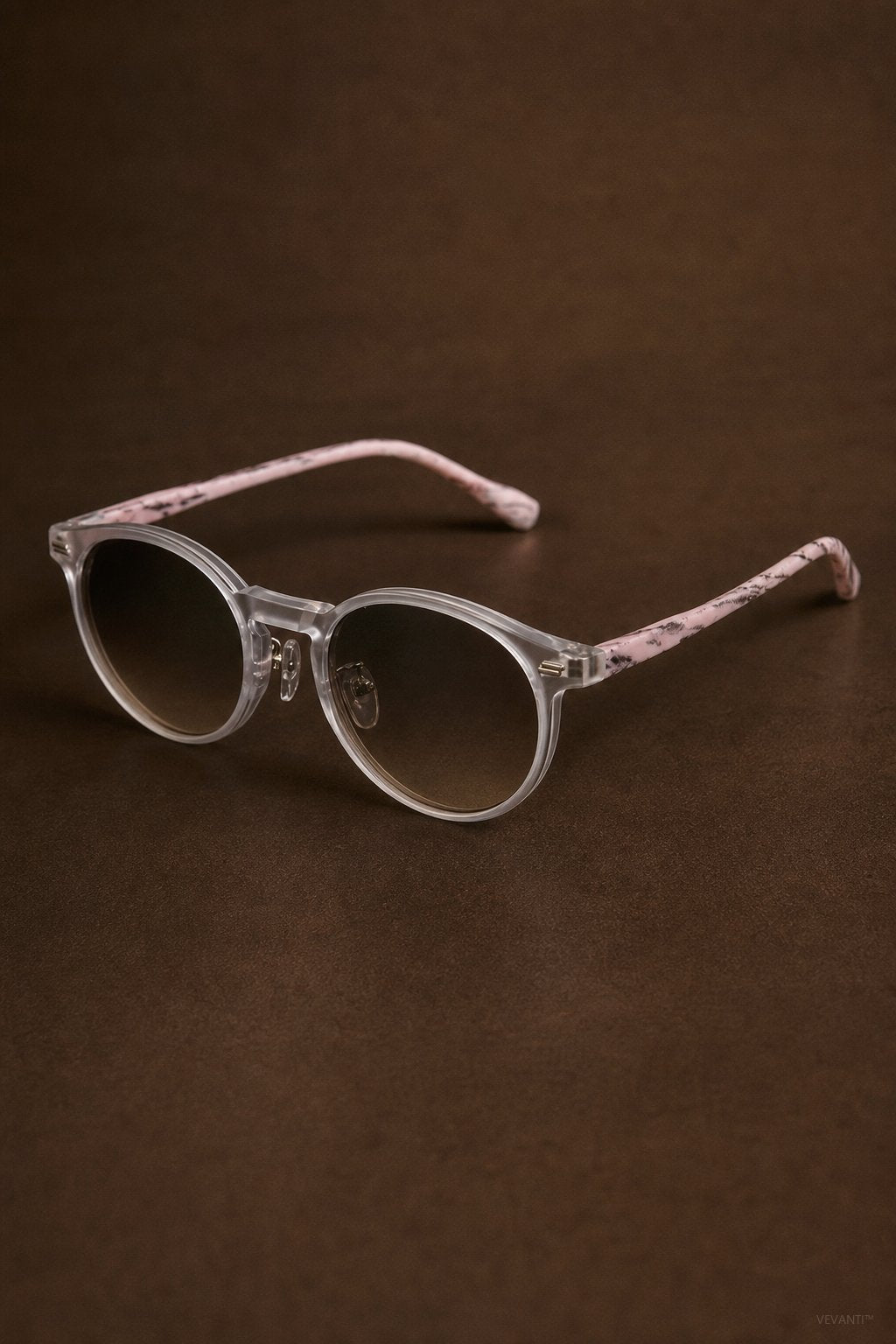 FrostedWood Summer Shades — Clear, br_espresso product shot