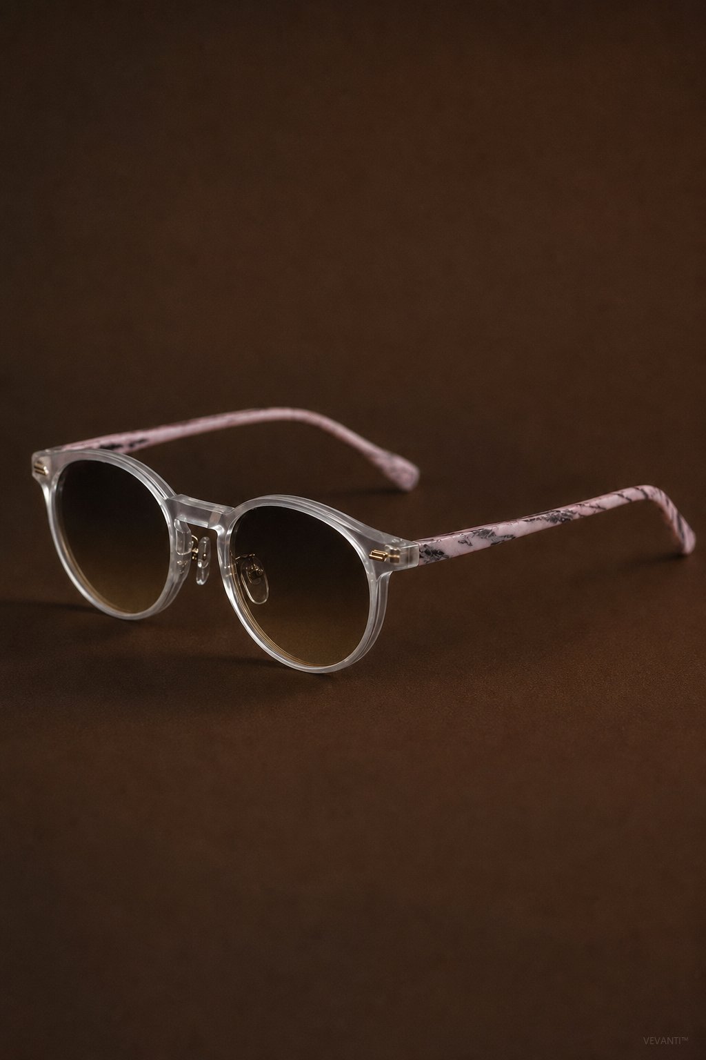 FrostedWood Summer Shades — Clear, br_espresso product shot
