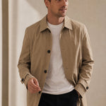 Galway Windbreaker — Khaki, banana_republic product shot