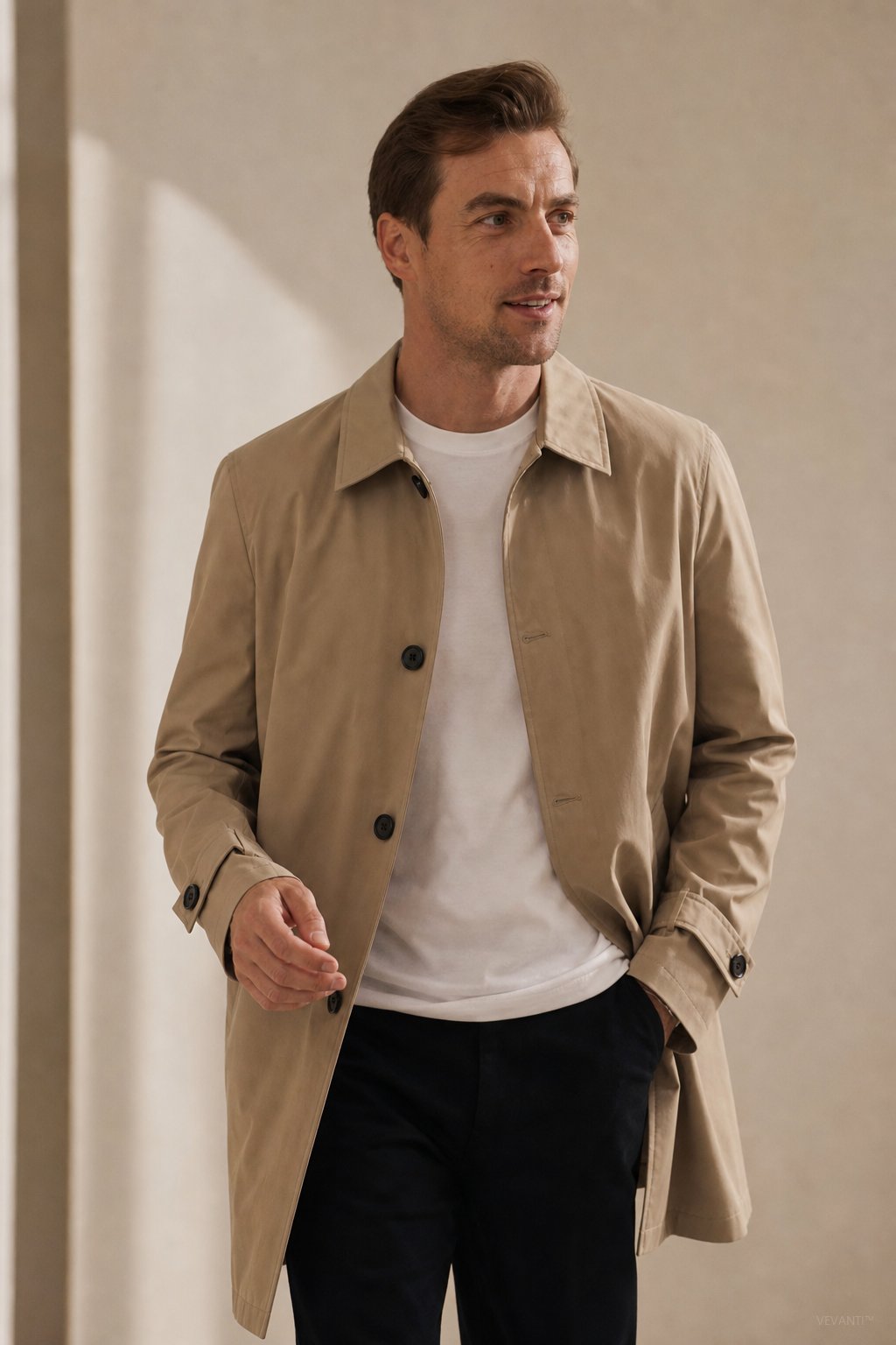 Galway Windbreaker — Khaki, banana_republic product shot