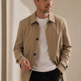 Galway Windbreaker — Khaki, banana_republic product shot