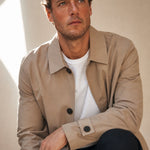 Galway Windbreaker — Khaki, banana_republic product shot