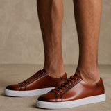 Hanley Leather Shoes — Brown, studio product shot