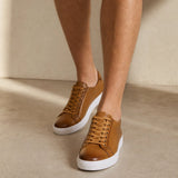 Hanley Leather Shoes — Khaki, studio product shot