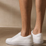 Hanley Leather Shoes — White, studio product shot