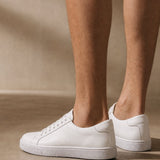 Hanley Leather Shoes — White, studio product shot