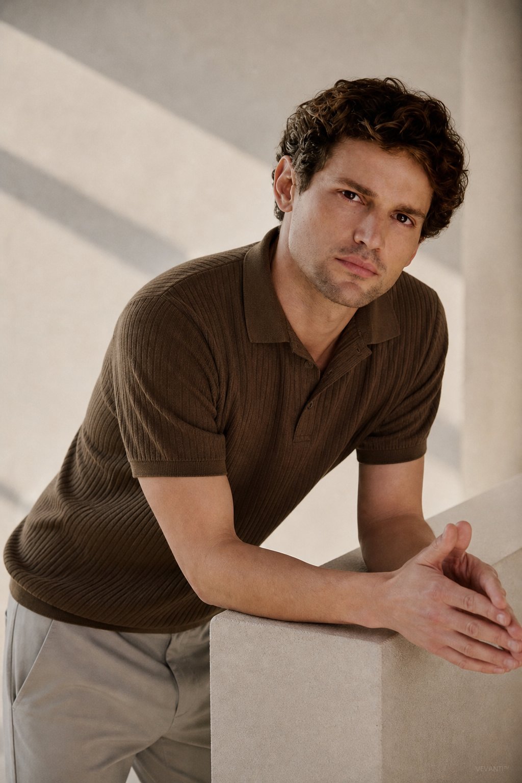 Heidelberg Polo — Coffee, banana_republic product shot