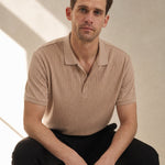 Heidelberg Polo — Beige, banana_republic product shot