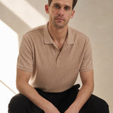 Heidelberg Polo — Beige, banana_republic product shot