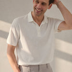Heidelberg Polo — White, banana_republic product shot