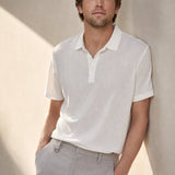 Heidelberg Polo — White, banana_republic product shot