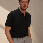 Heidelberg Polo — Black, banana_republic product shot