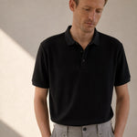 Heidelberg Polo — Black, banana_republic product shot