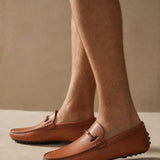 Italian Leather Drivers — Brown, br_espresso product shot