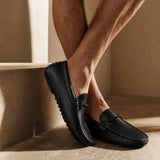 Italian Leather Drivers — Black, br_espresso product shot
