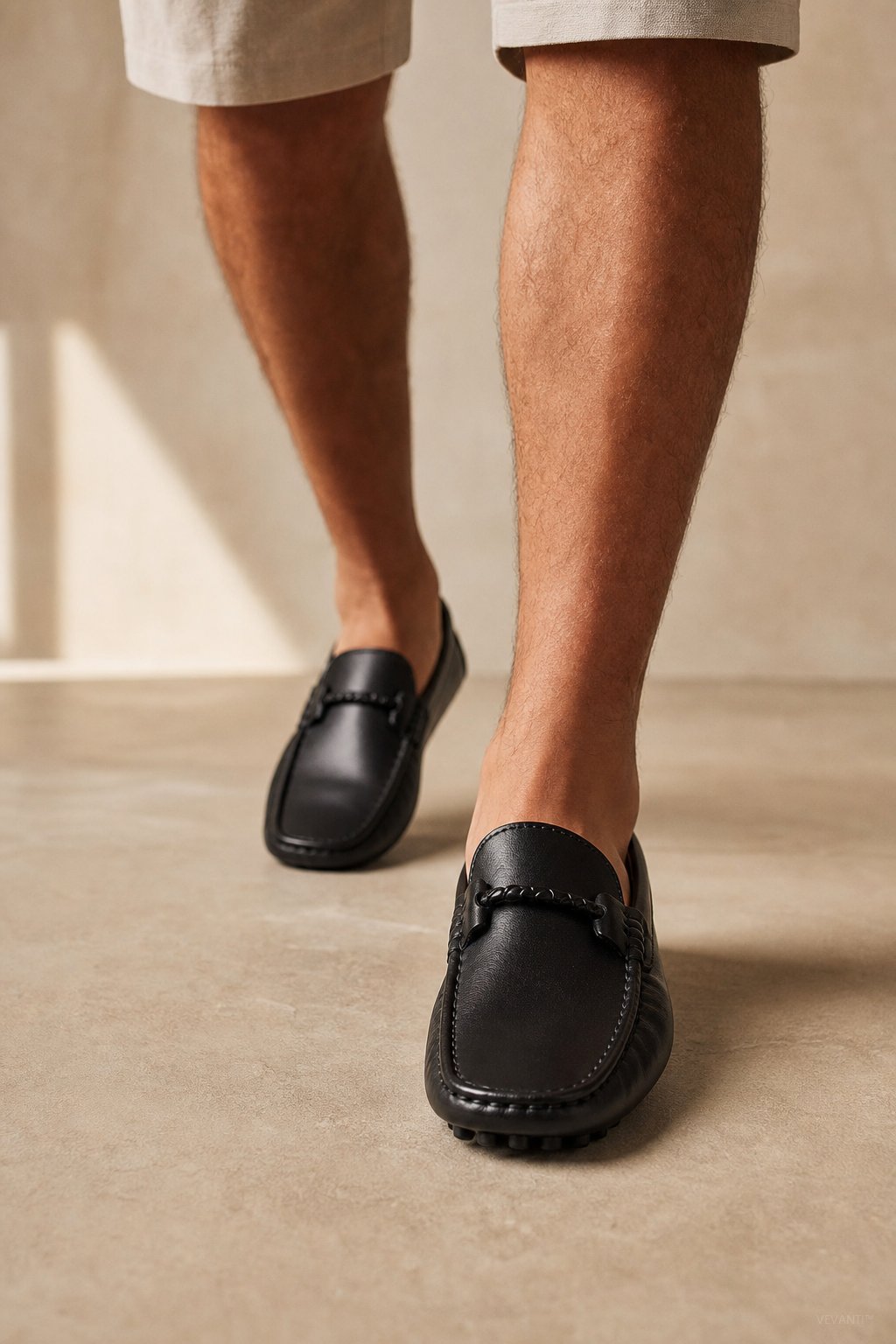 Italian Leather Drivers — Black, br_espresso product shot