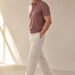 Linen Old Money Trousers — Beige, banana_republic product shot