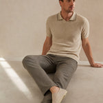 Linen Old Money Trousers — Olive, banana_republic product shot