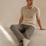 Linen Old Money Trousers — Olive, banana_republic product shot