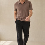 Linen Old Money Trousers — Dusk, banana_republic product shot