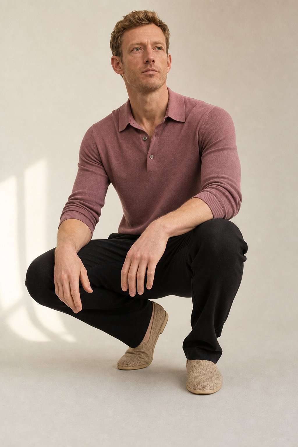 Linen Old Money Trousers — Dusk, banana_republic product shot