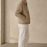 London Zip-Up Jacket — Khaki, studio product shot