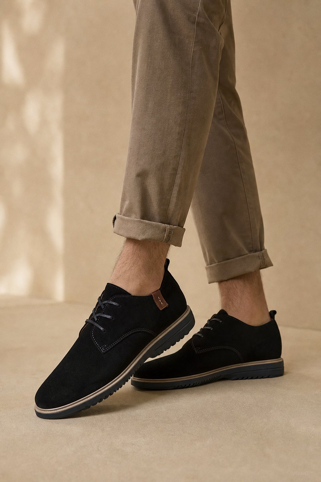 Milan Men's Leather Oxfords — Black, banana_republic product shot