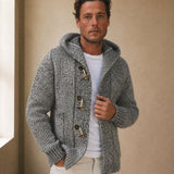 Mountain Lodge Cardigan Hoodie — Gray, banana_republic product shot