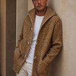 Mountain Lodge Cardigan Hoodie — Camel, banana_republic product shot