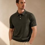 Munich Polo — Pine, banana_republic product shot