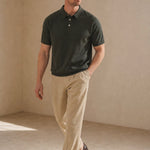 Munich Polo — Pine, banana_republic product shot