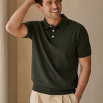 Munich Polo — Pine, banana_republic product shot