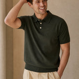 Munich Polo — Pine, banana_republic product shot