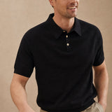 Munich Polo — Black, banana_republic product shot