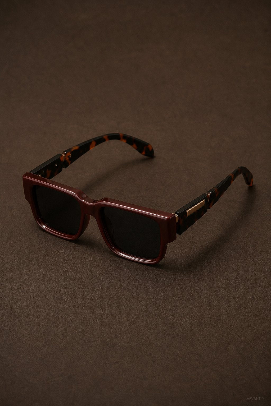 Première Dominus Sunglasses — Burgundy, br_espresso product shot